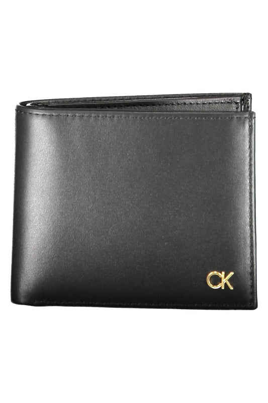 Calvin Klein Black Leather Men Wallet - Ora And Co.