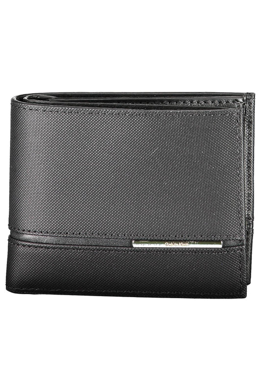 Calvin Klein Black Leather Men Wallet - Ora And Co.