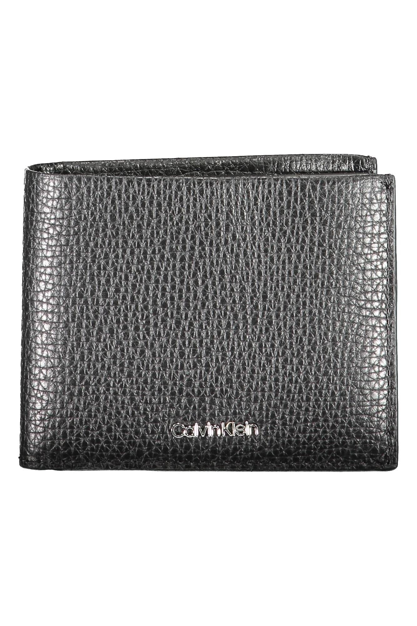 Calvin Klein Black Leather Men Wallet - Ora And Co.