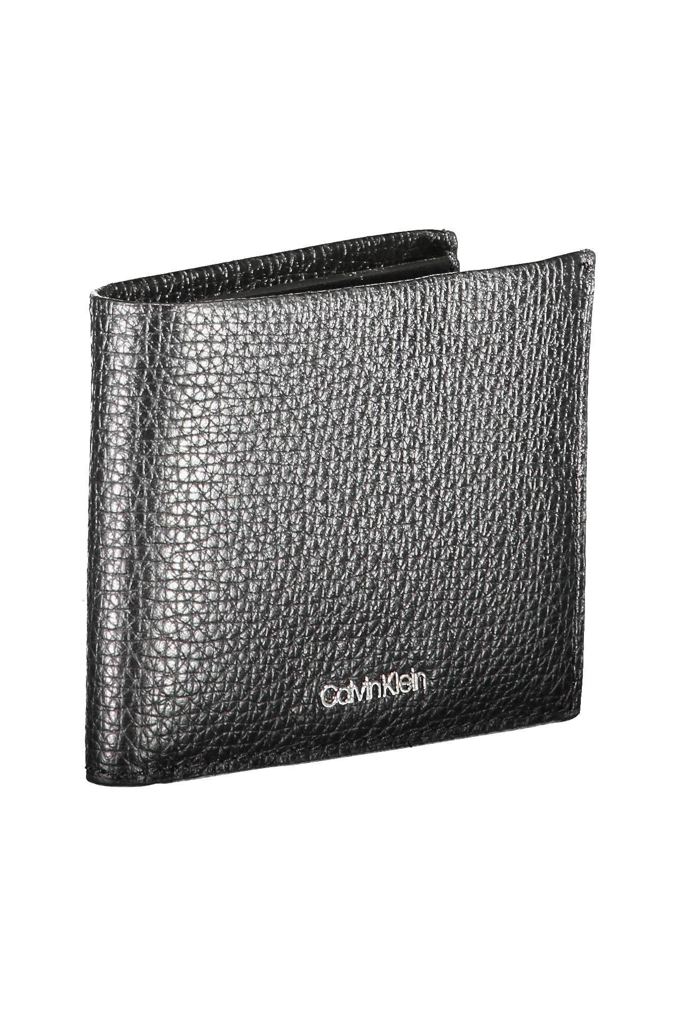 Calvin Klein Black Leather Men Wallet - Ora And Co.