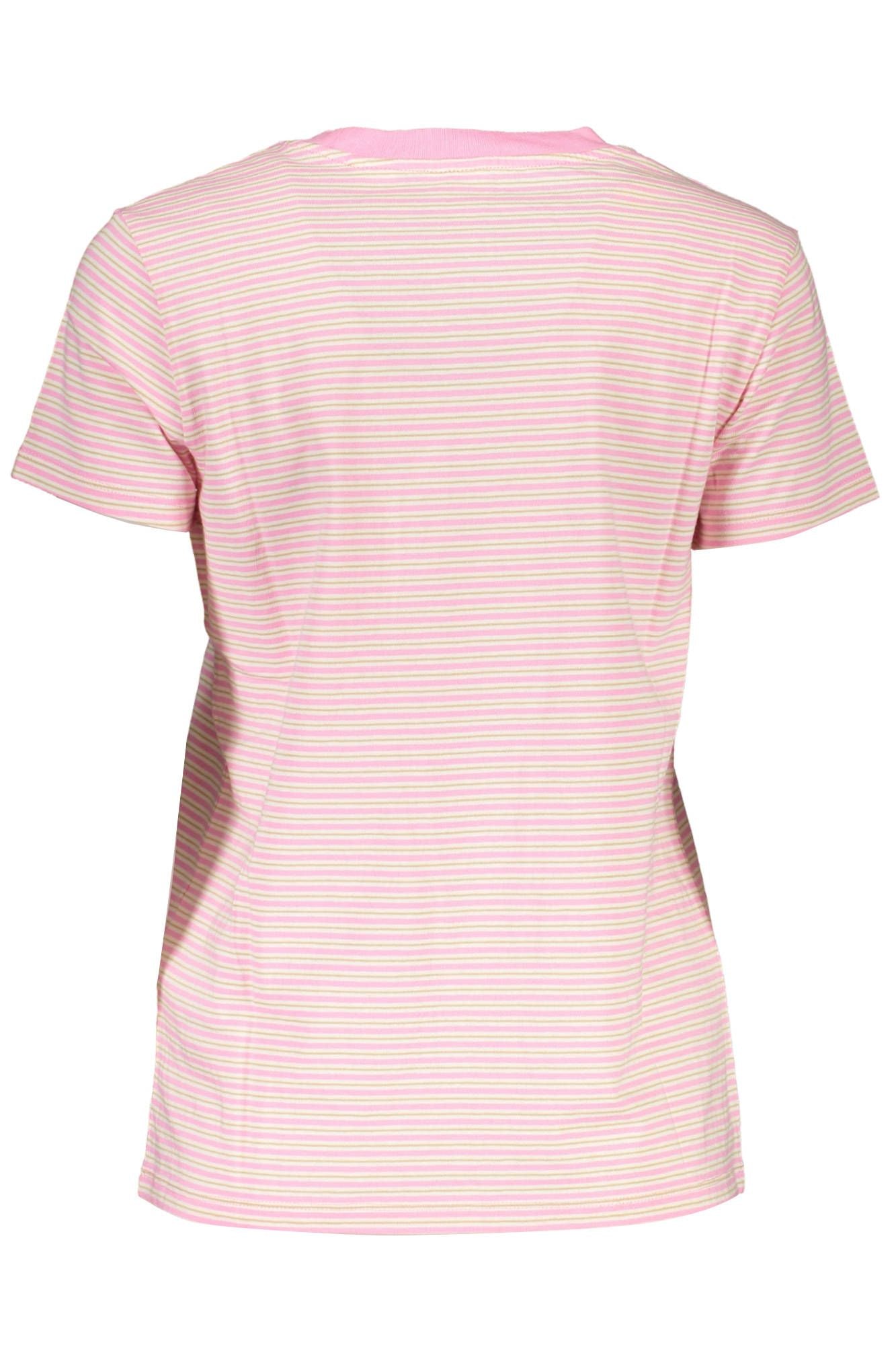 Levi's Pink Cotton Women T-Shirt - Ora And Co.