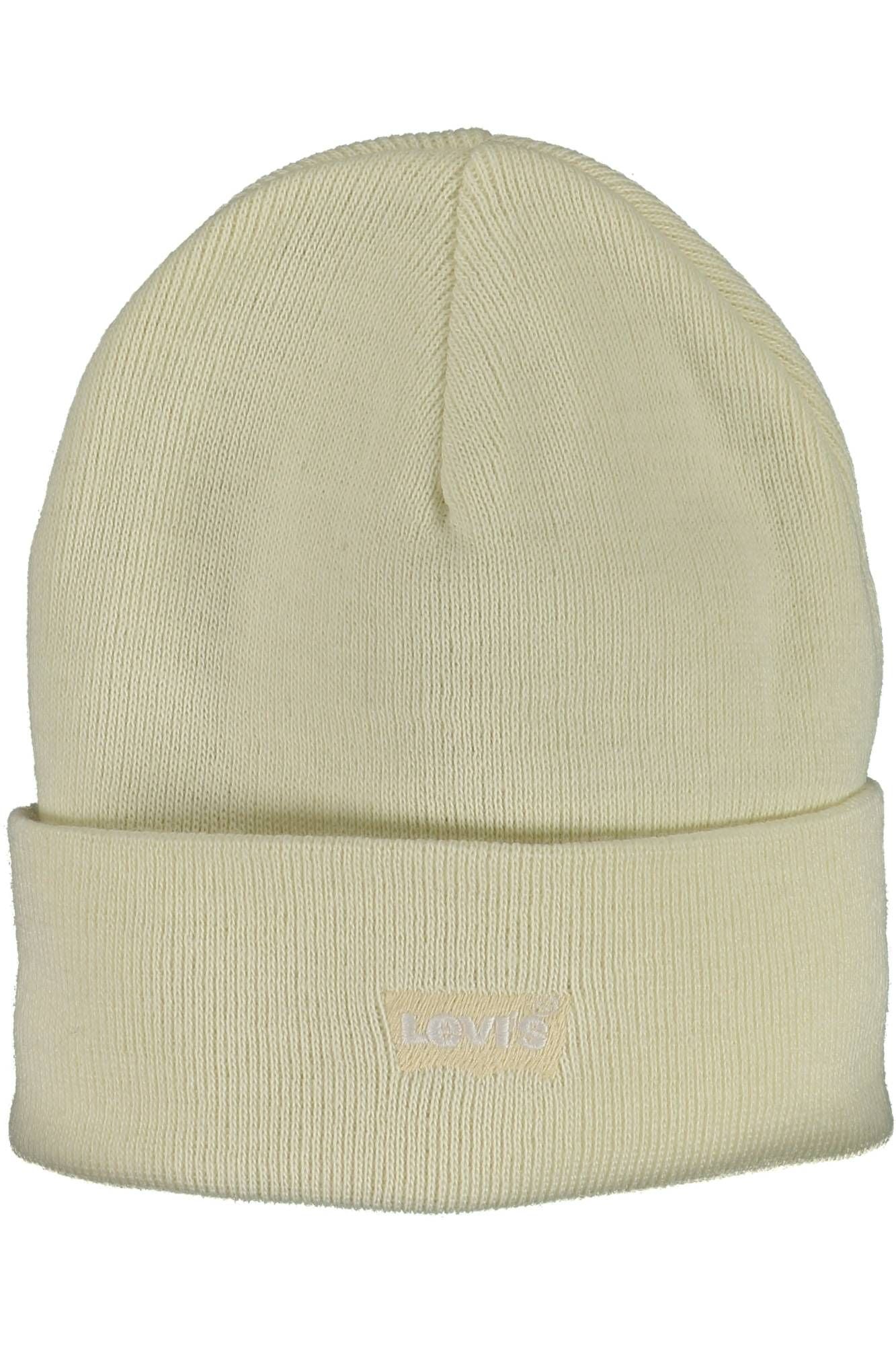 Levi's White Acrylic Women Hat - Ora And Co.