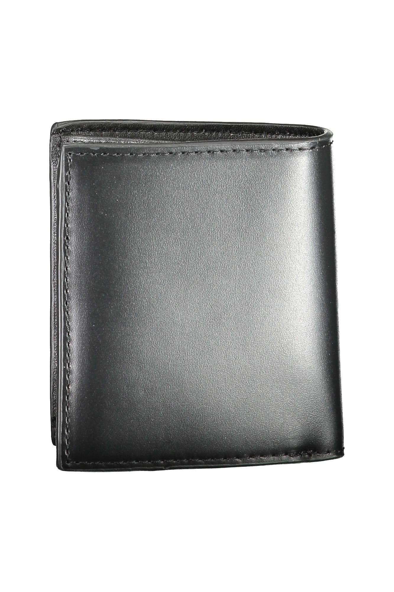 Tommy Hilfiger Black Leather Men Wallet - Ora And Co.