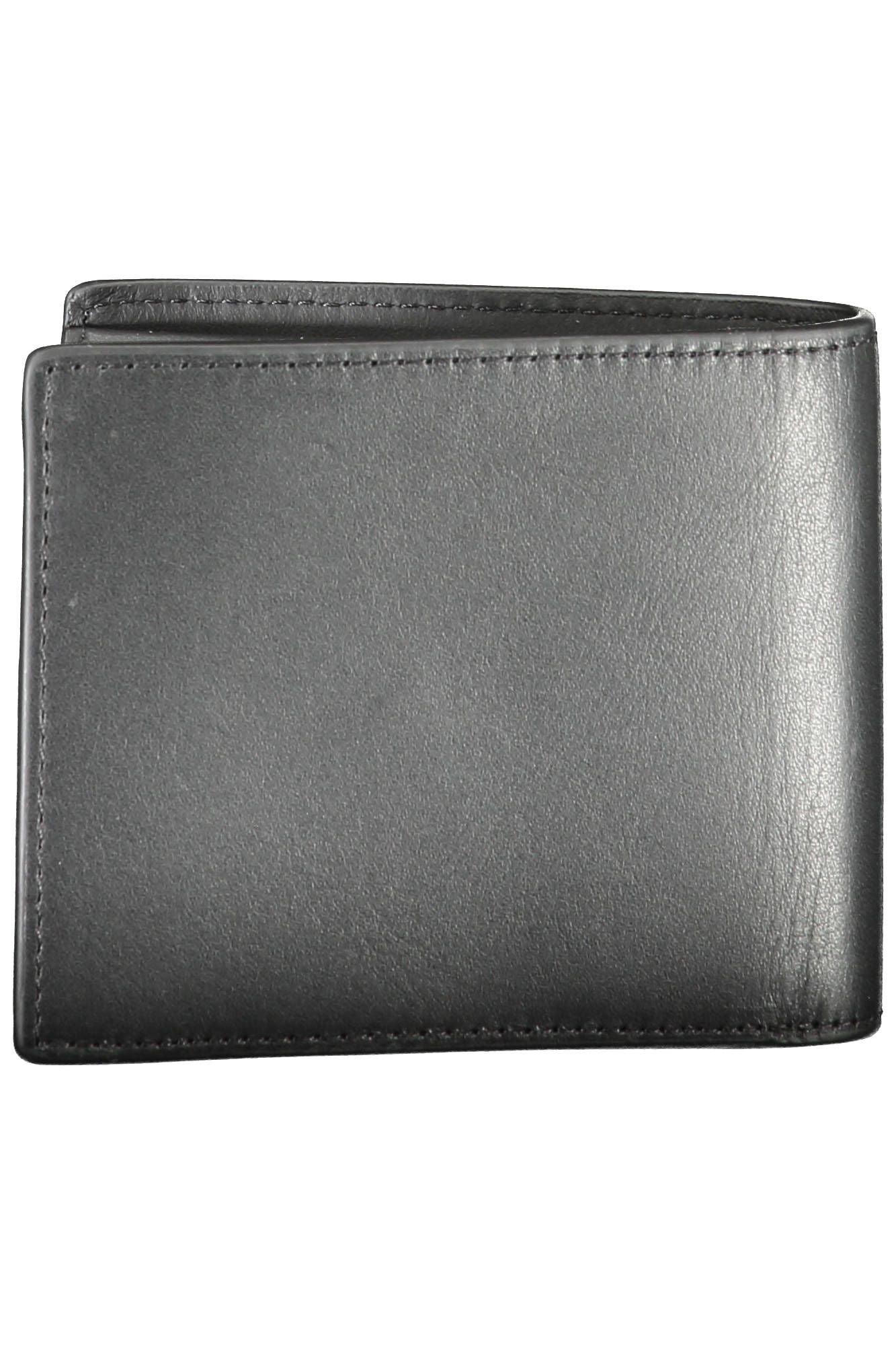 Tommy Hilfiger Black Leather Men Wallet - Ora And Co.