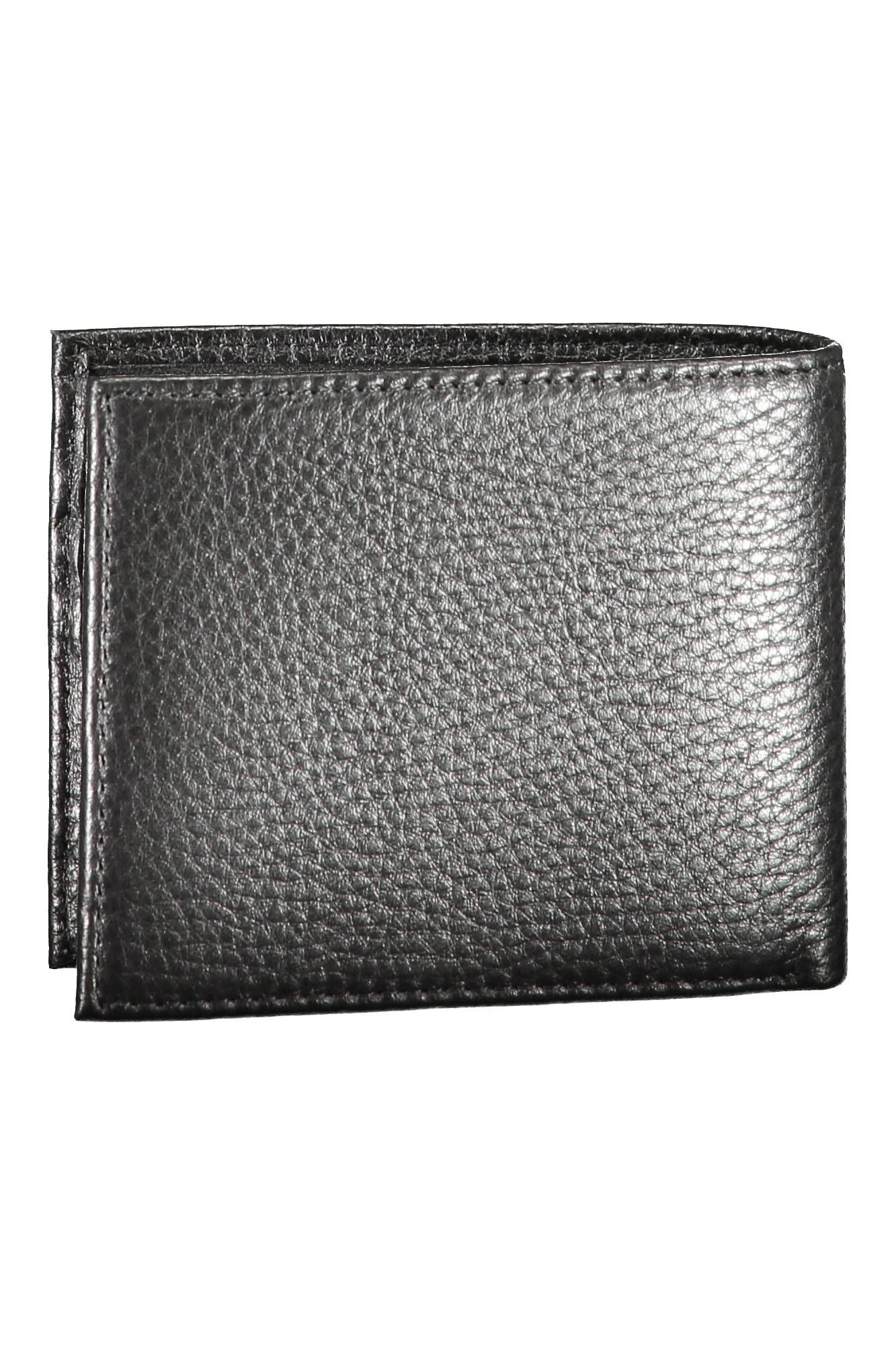 Tommy Hilfiger Black Leather Men Wallet - Ora And Co.