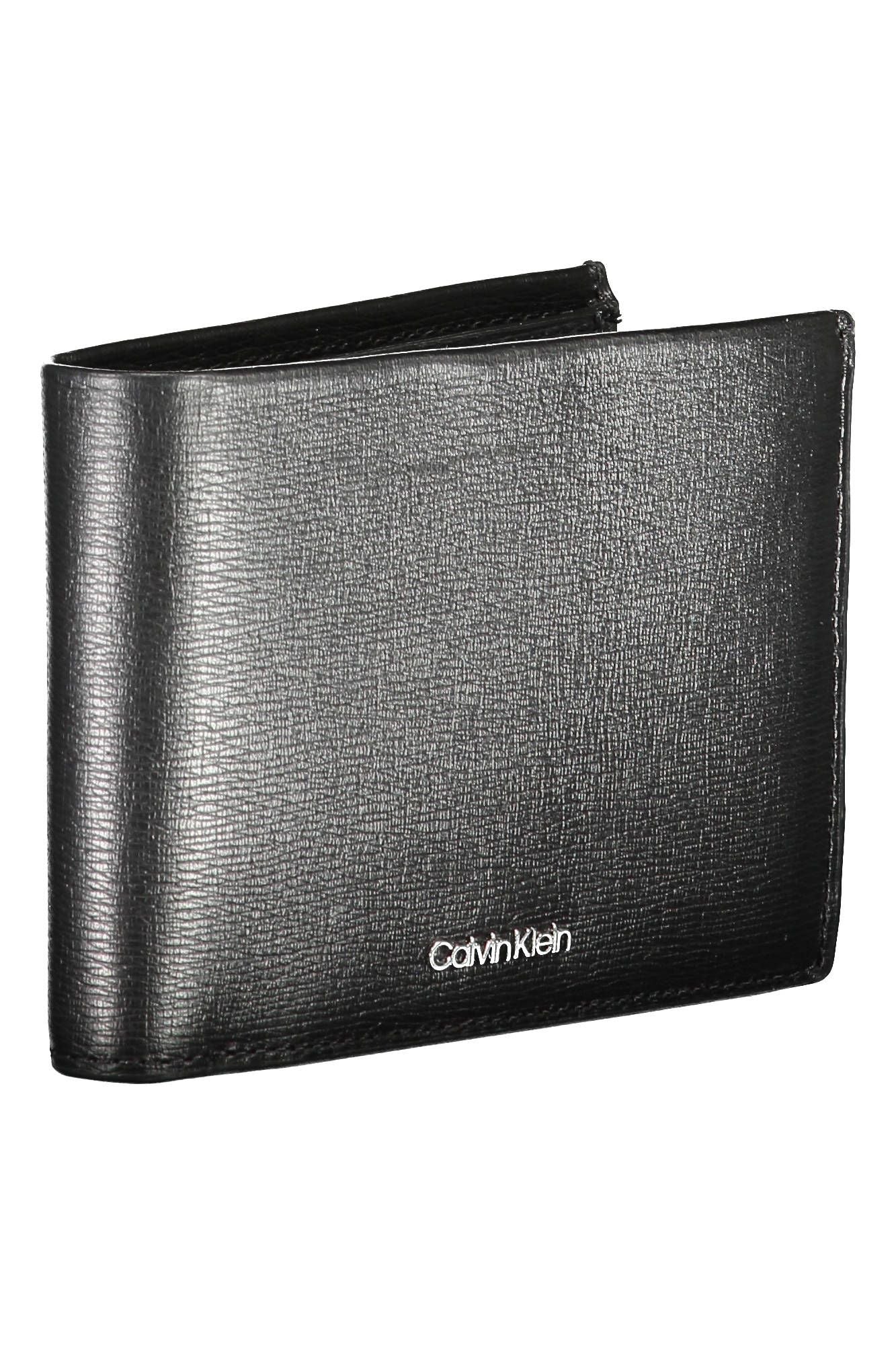 Calvin Klein Black Leather Men Wallet - Ora And Co.