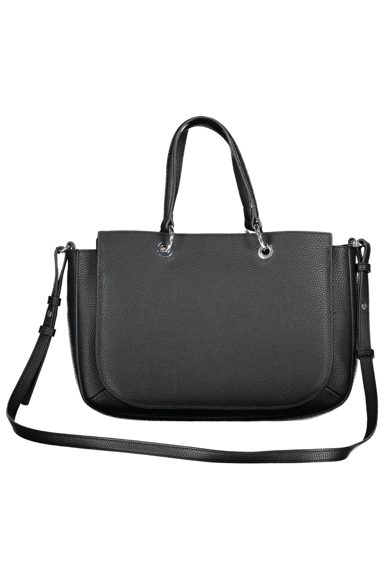 Tommy Hilfiger Black Polyethylene Women Handbag - Ora And Co.