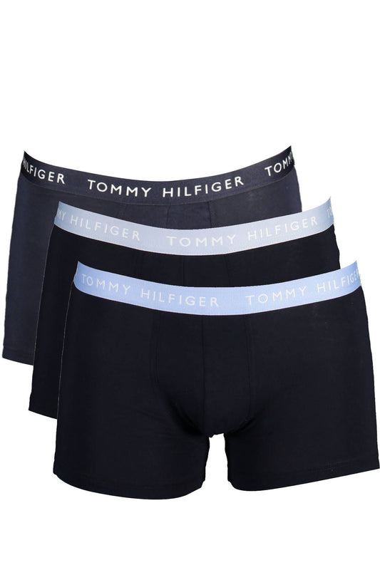 Tommy Hilfiger Black Cotton Men Trunk - Ora And Co.