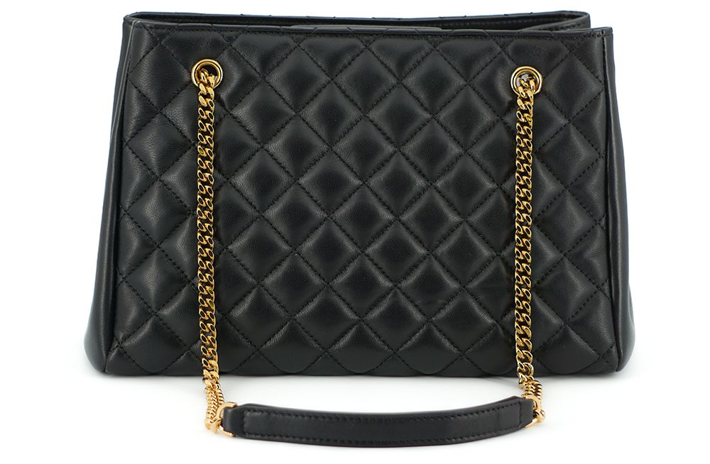 Versace Elegant Quilted Nappa Leather Tote Bag - Ora And Co.