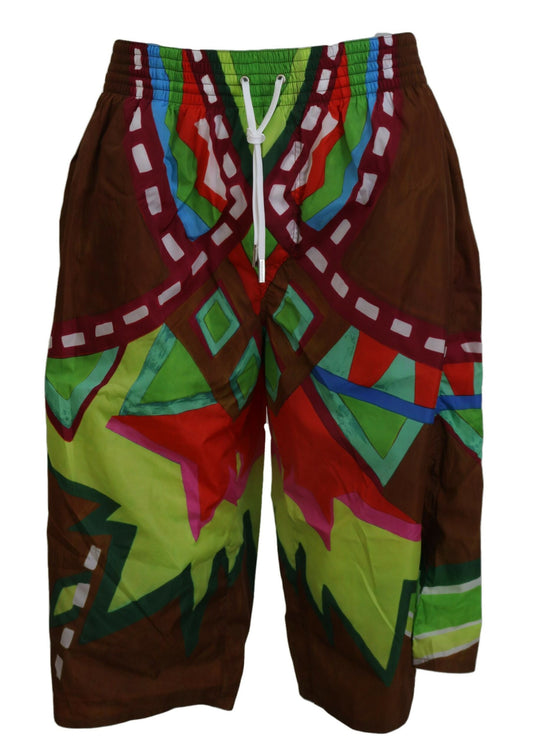 Dsquared² Exclusive Multicolor Printed Swim Shorts - Ora And Co.