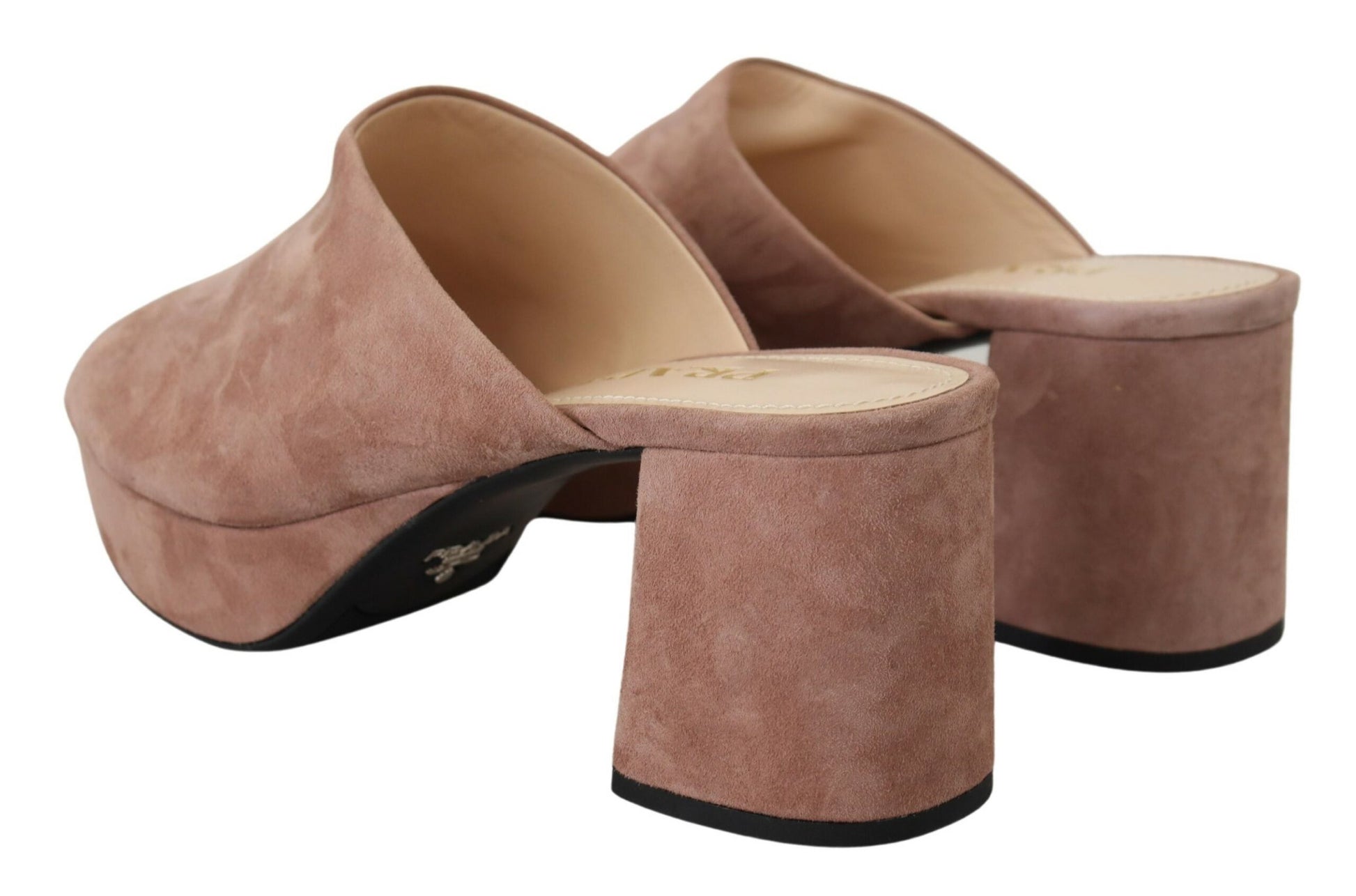 Prada Elegant Dark Rose Suede Heels - Ora And Co.