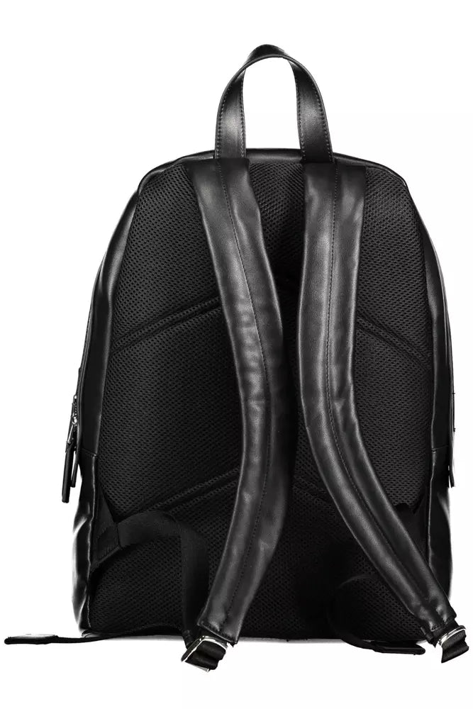 Calvin Klein Black Polyester Men Backpack - Ora And Co.