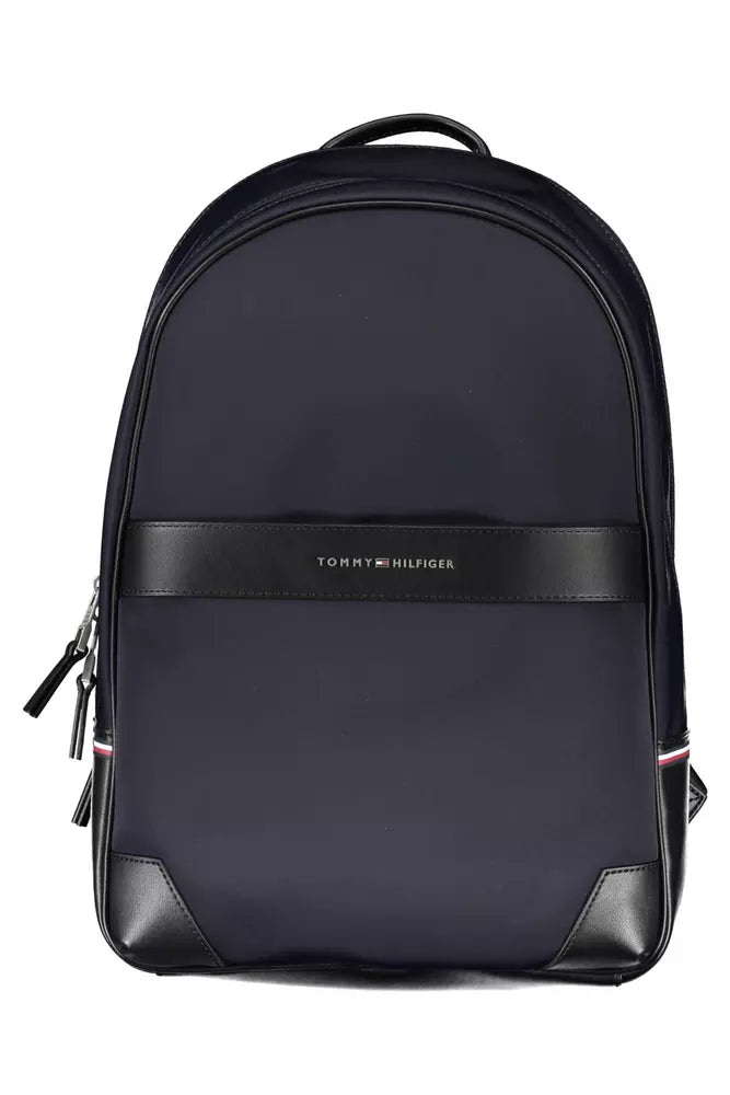 Tommy Hilfiger Blue Polyethylene Men Backpack - Ora And Co.