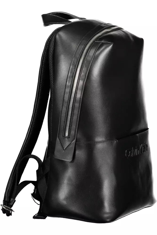 Calvin Klein Black Polyester Men Backpack - Ora And Co.