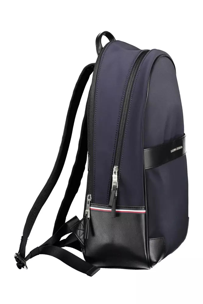 Tommy Hilfiger Blue Polyethylene Men Backpack - Ora And Co.