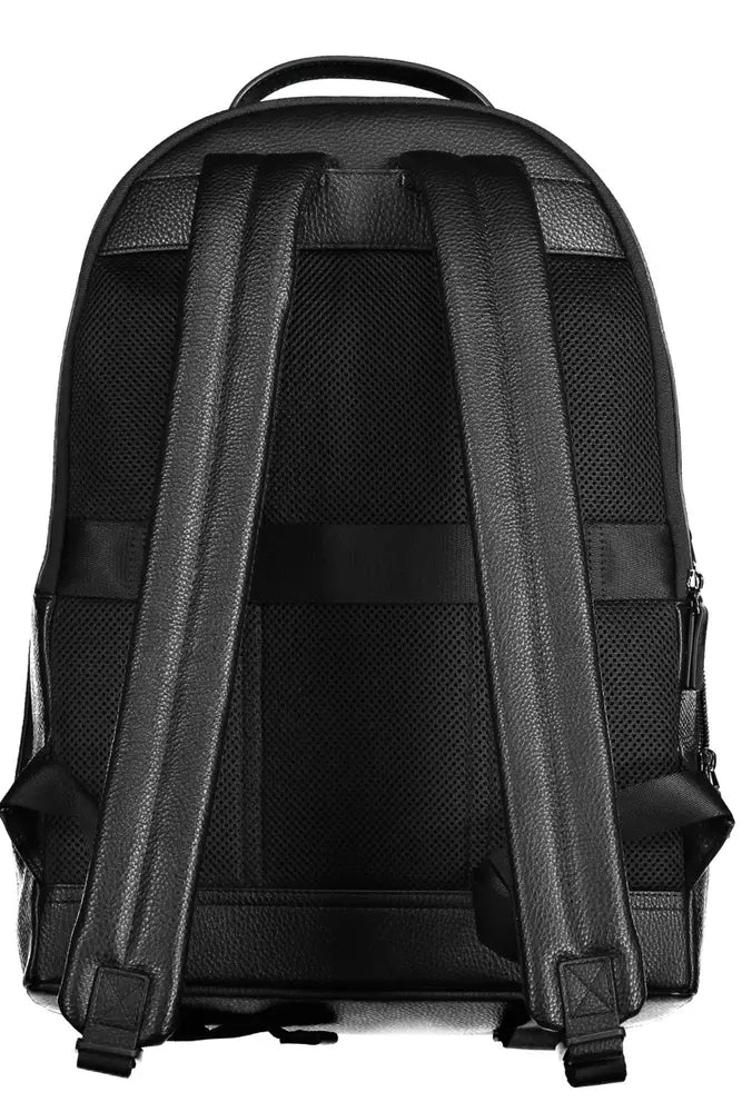 Tommy Hilfiger Black Polyethylene Men Backpack - Ora And Co.