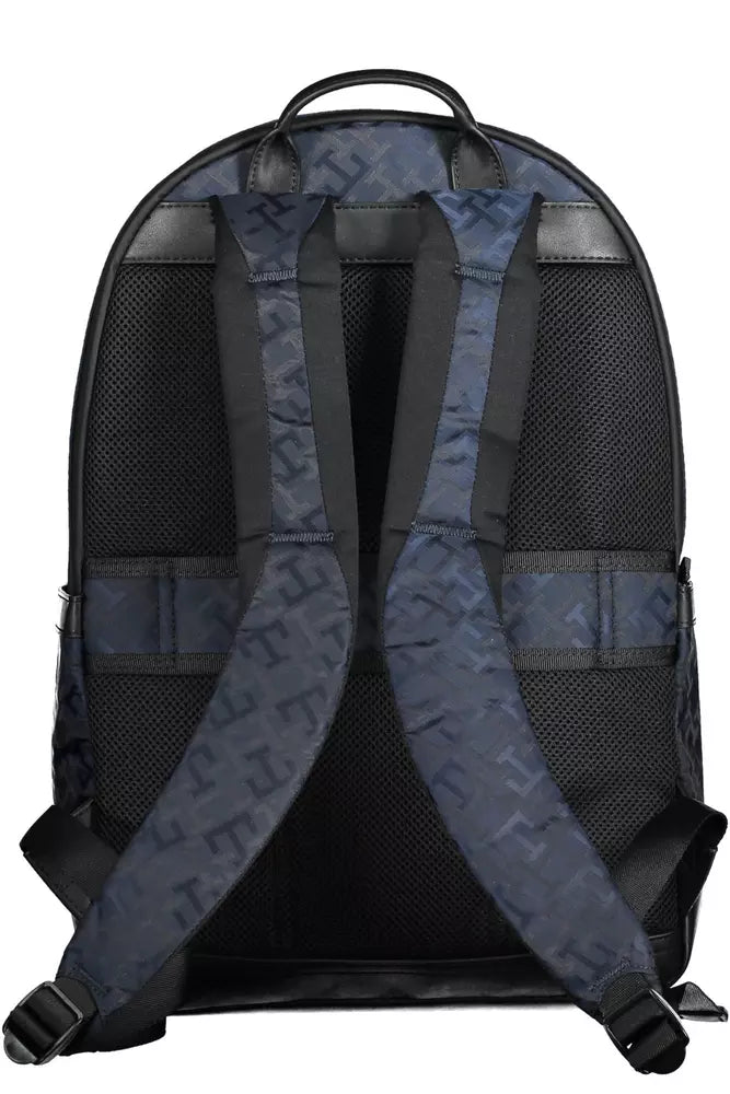 Tommy Hilfiger Blue Polyester Men Backpack - Ora And Co.