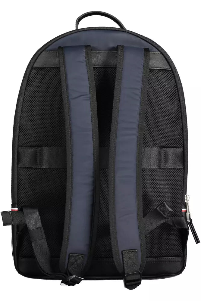 Tommy Hilfiger Blue Polyester Men Backpack - Ora And Co.