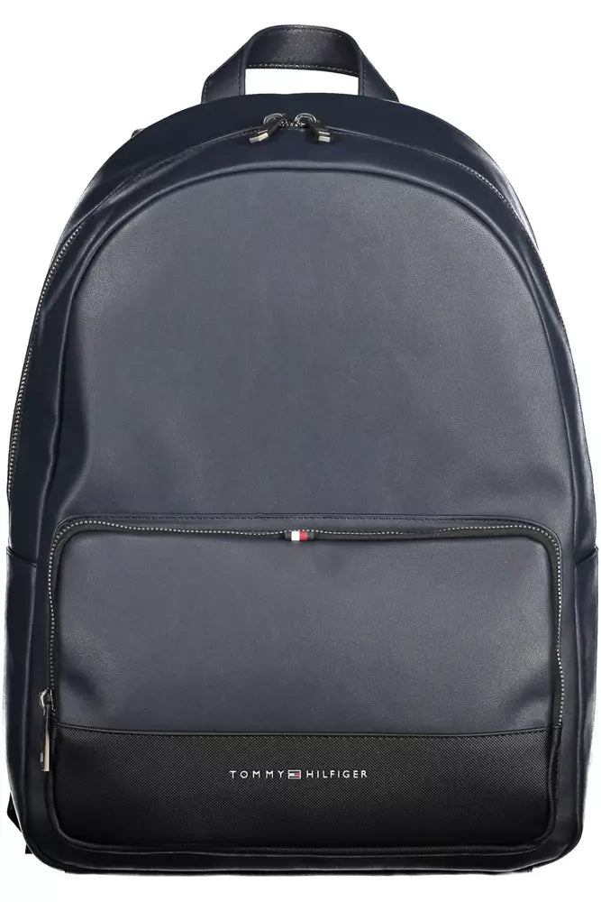 Tommy Hilfiger Blue Polyethylene Men Backpack - Ora And Co.