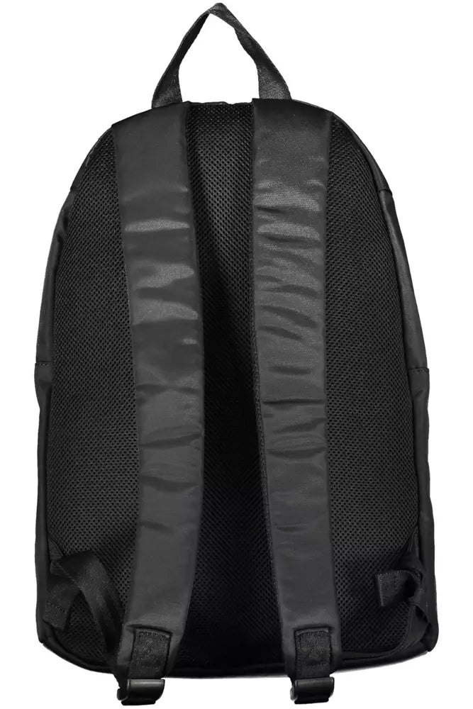 Tommy Hilfiger Black Polyester Men Backpack - Ora And Co.