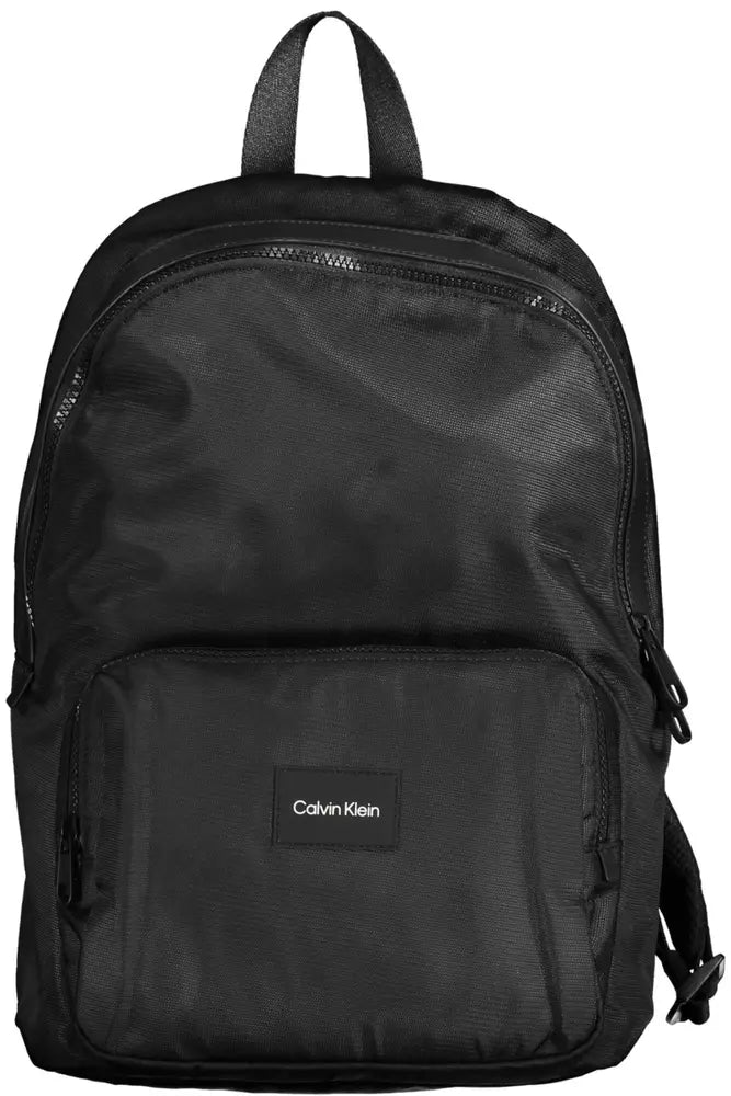 Calvin Klein Black Polyester Men Backpack - Ora And Co.