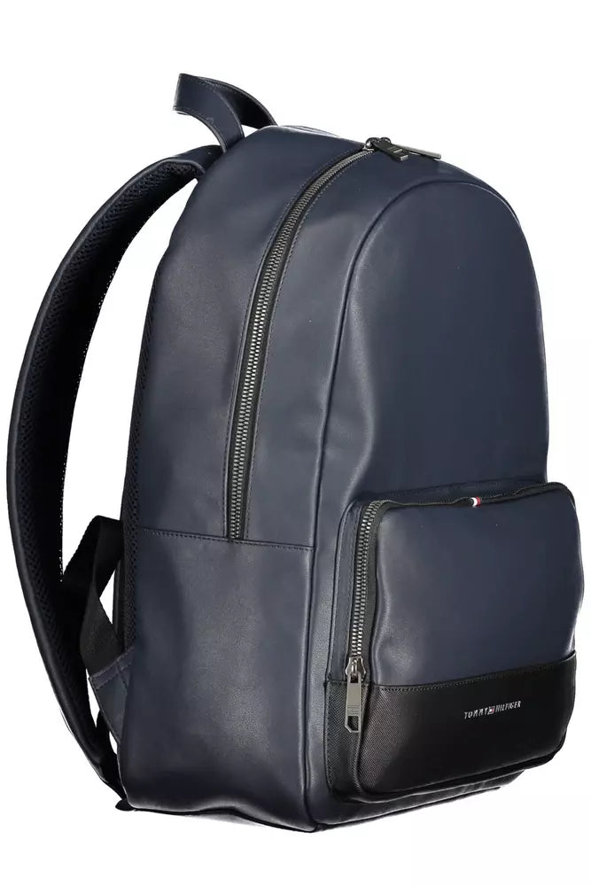 Tommy Hilfiger Blue Polyethylene Men Backpack - Ora And Co.