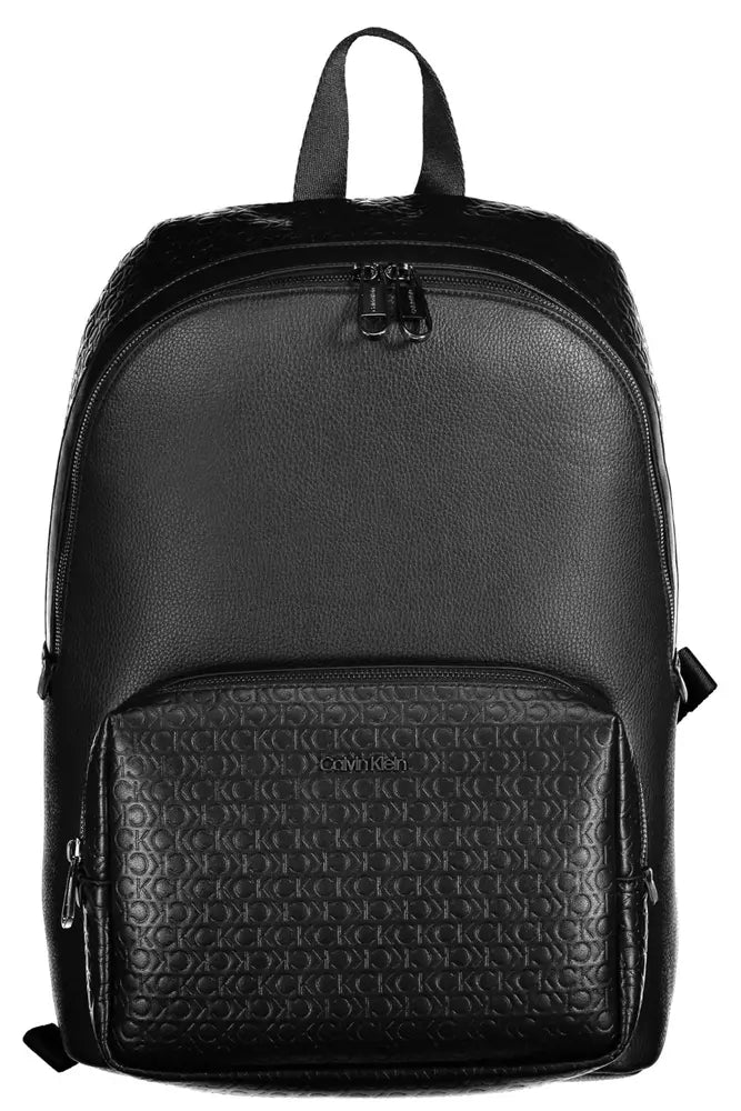 Calvin Klein Black Polyester Men Backpack - Ora And Co.