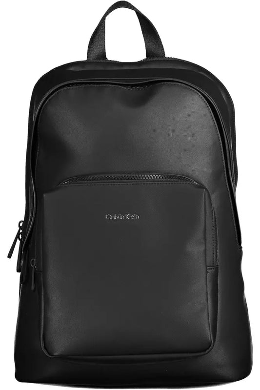 Calvin Klein Black Polyester Men Backpack - Ora And Co.