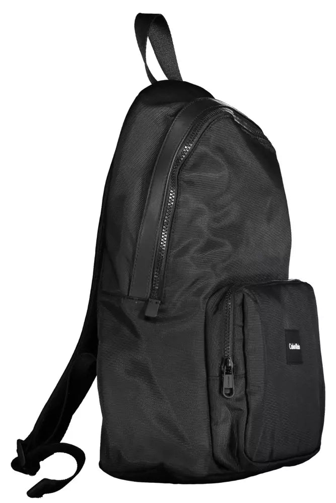 Calvin Klein Black Polyester Men Backpack - Ora And Co.