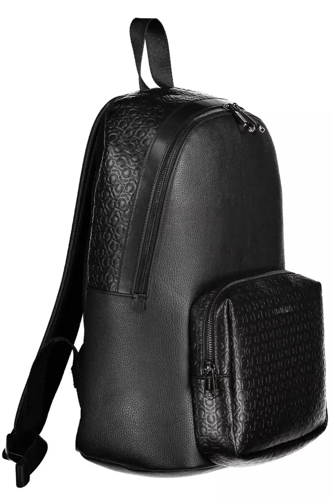 Calvin Klein Black Polyester Men Backpack - Ora And Co.