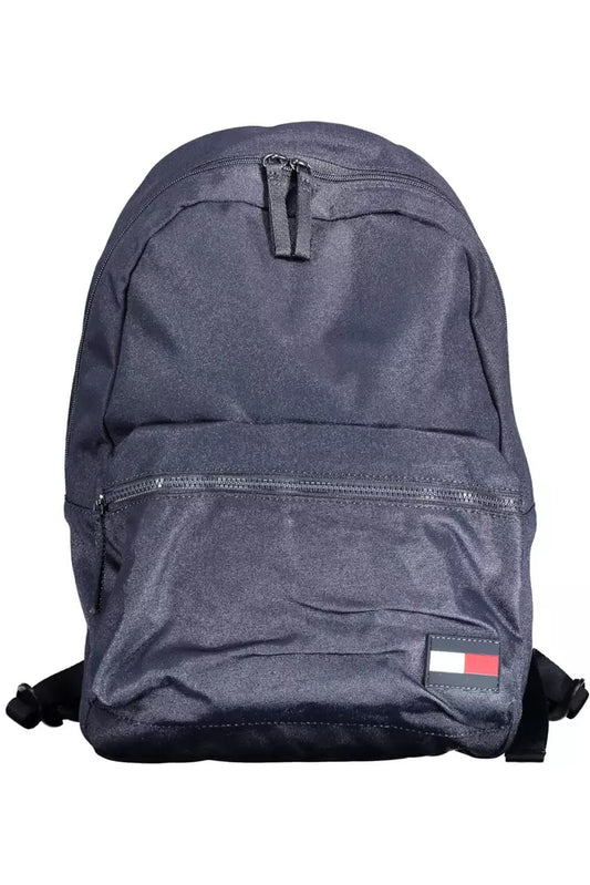 Tommy Hilfiger Blue Polyester Men Backpack - Ora And Co.