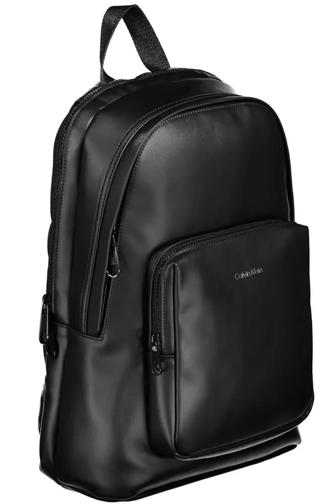 Calvin Klein Black Polyester Men Backpack - Ora And Co.