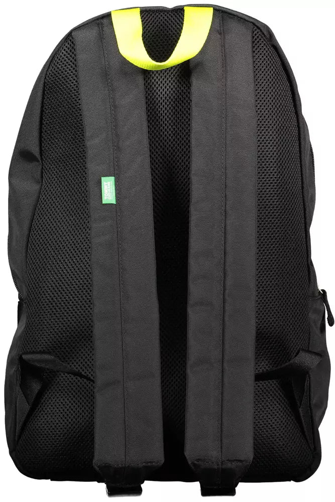 Tommy Hilfiger Black Polyester Men Backpack - Ora And Co.