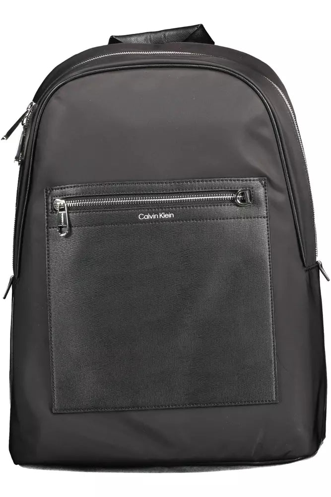 Calvin Klein Black Polyester Men Backpack - Ora And Co.