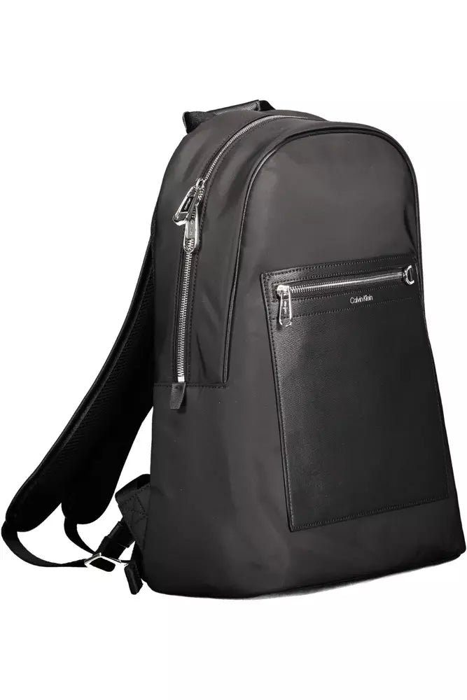 Calvin Klein Black Polyester Men Backpack - Ora And Co.