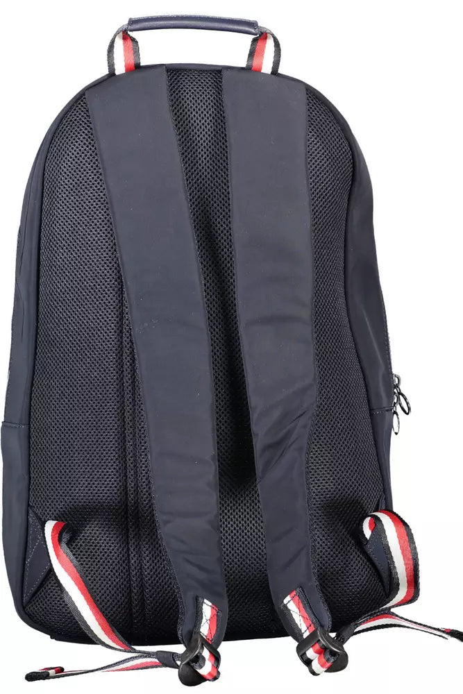 Tommy Hilfiger Blue Polyester Men Backpack - Ora And Co.