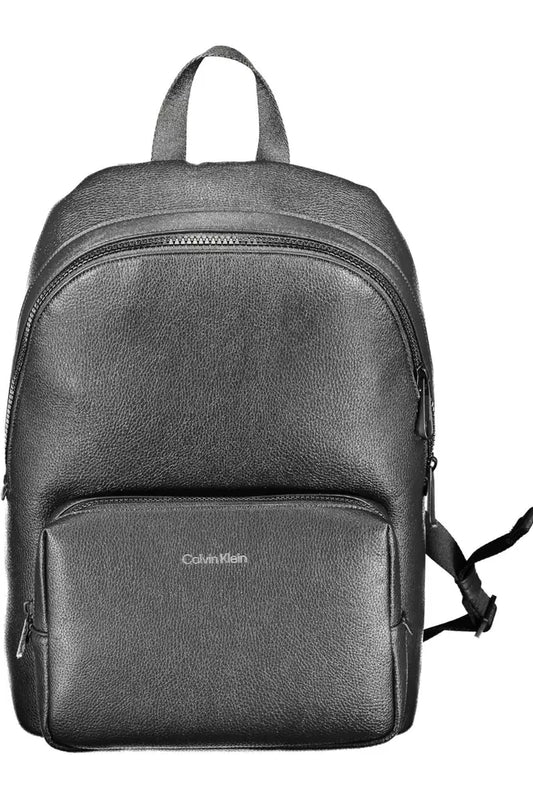 Calvin Klein Black Polyethylene Men Backpack - Ora And Co.