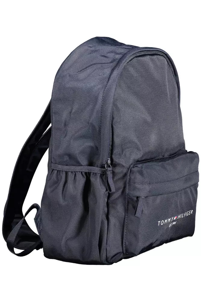 Tommy Hilfiger Blue Polyester Men Backpack - Ora And Co.