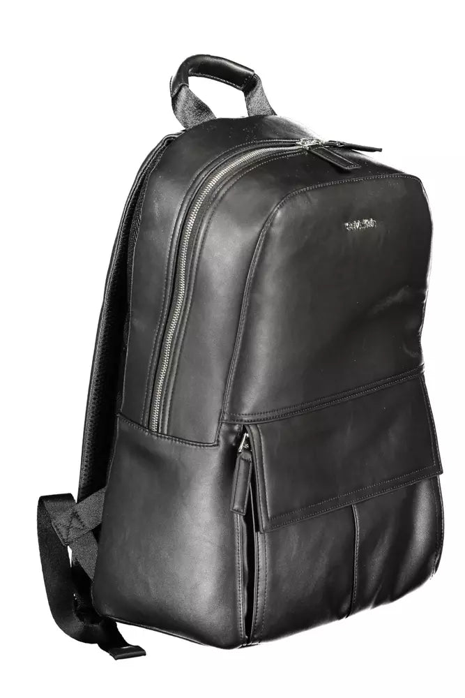 Calvin Klein Black Polyester Men Backpack - Ora And Co.