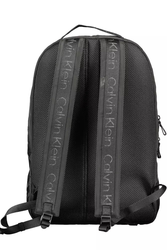 Calvin Klein Black Polyester Men Backpack - Ora And Co.