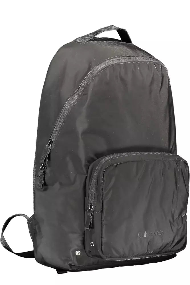 Calvin Klein Black Polyester Men Backpack - Ora And Co.