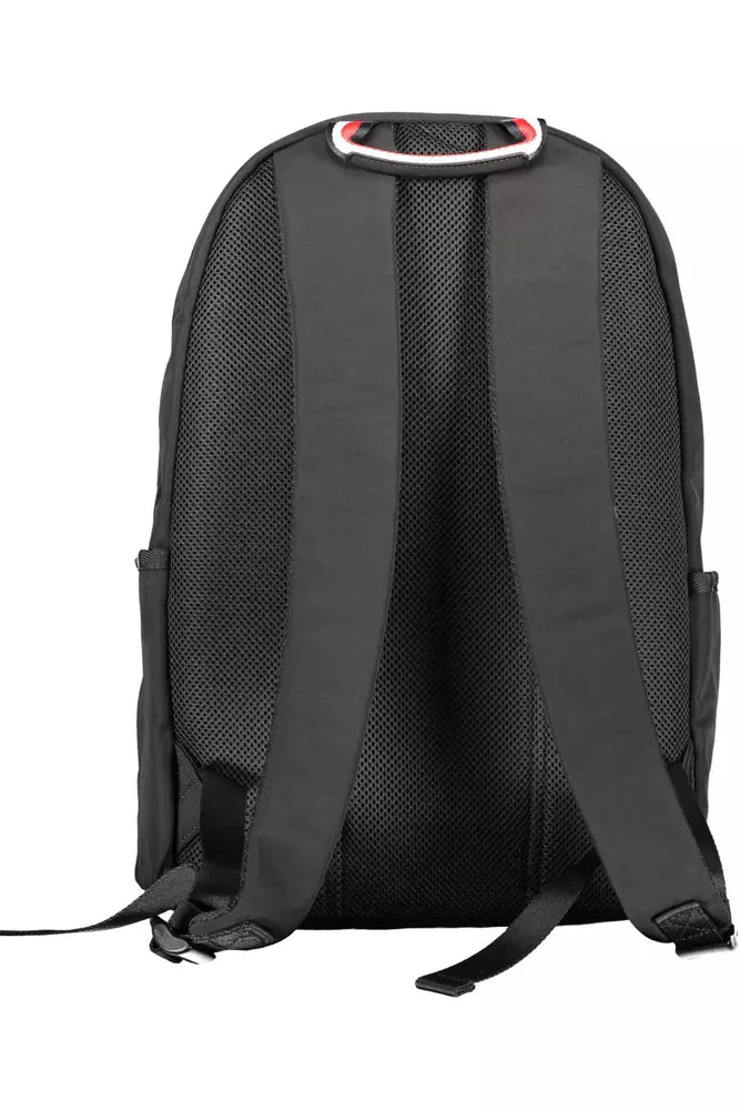 Tommy Hilfiger Black Polyester Men Backpack - Ora And Co.