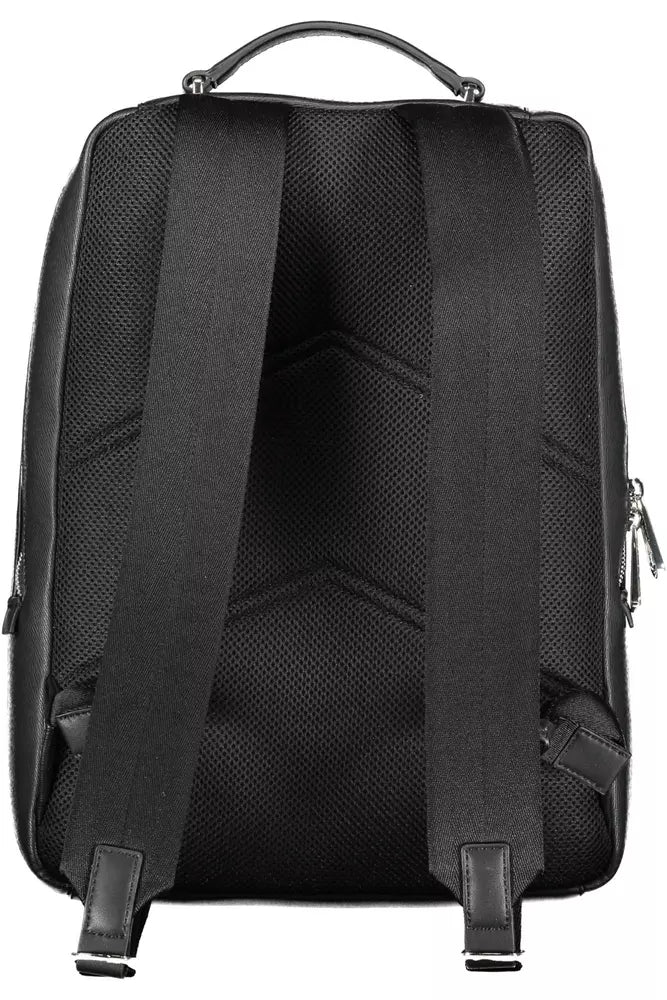 Calvin Klein Black Polyester Men Backpack - Ora And Co.