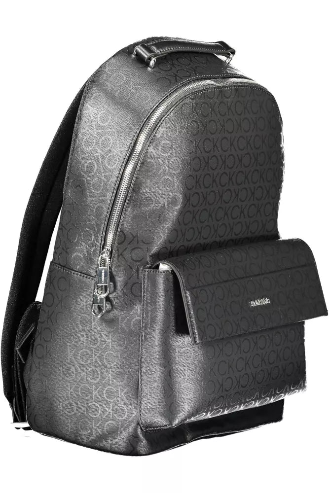 Calvin Klein Black Polyester Men Backpack - Ora And Co.