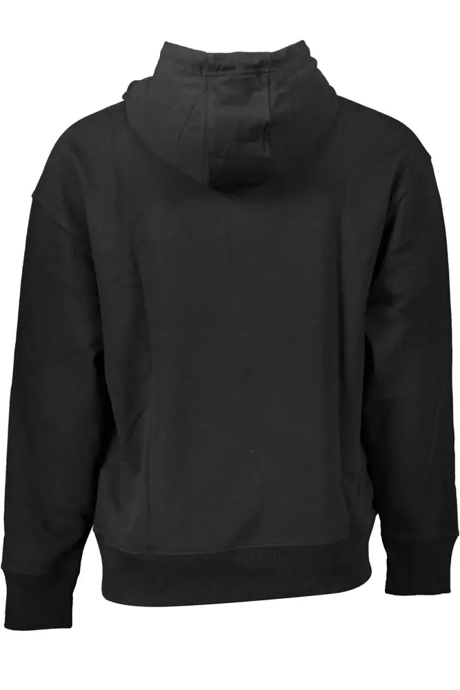 Tommy Hilfiger Black Cotton Men Sweater - Ora And Co.