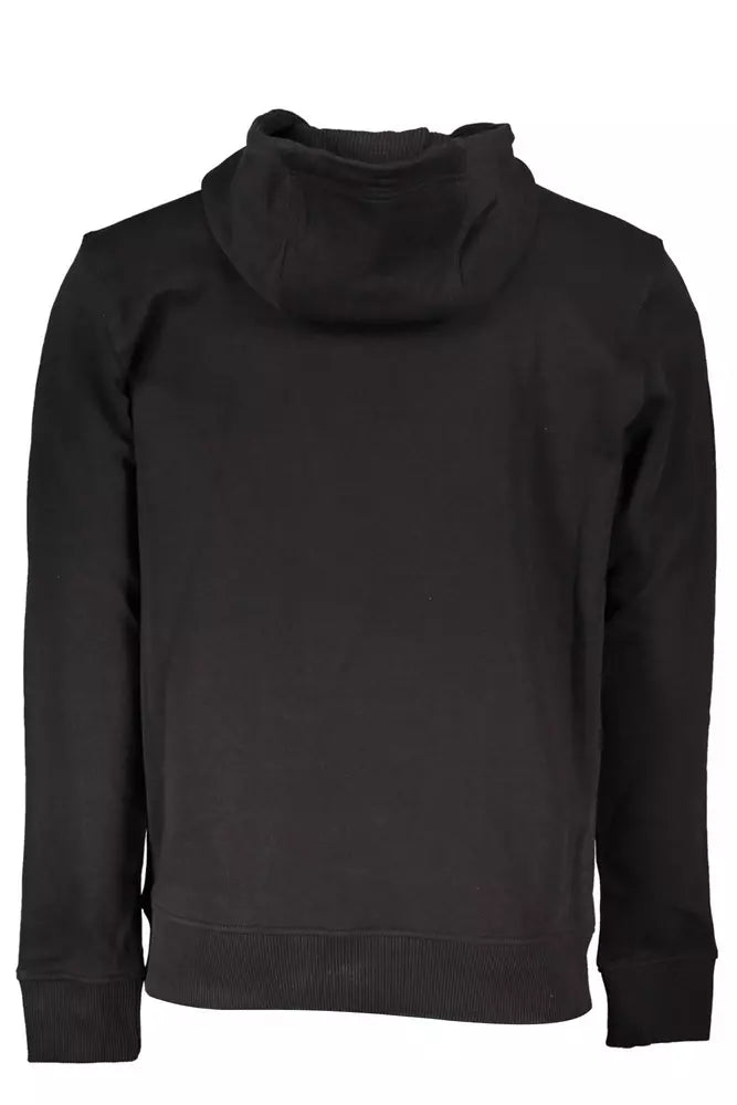 Tommy Hilfiger Black Cotton Men Sweater - Ora And Co.