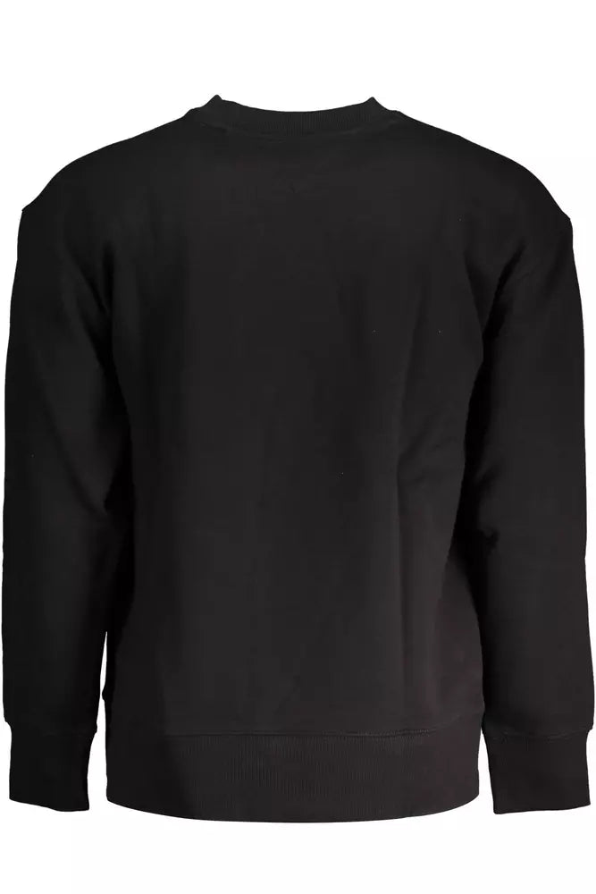 Tommy Hilfiger Black Cotton Men Sweater - Ora And Co.