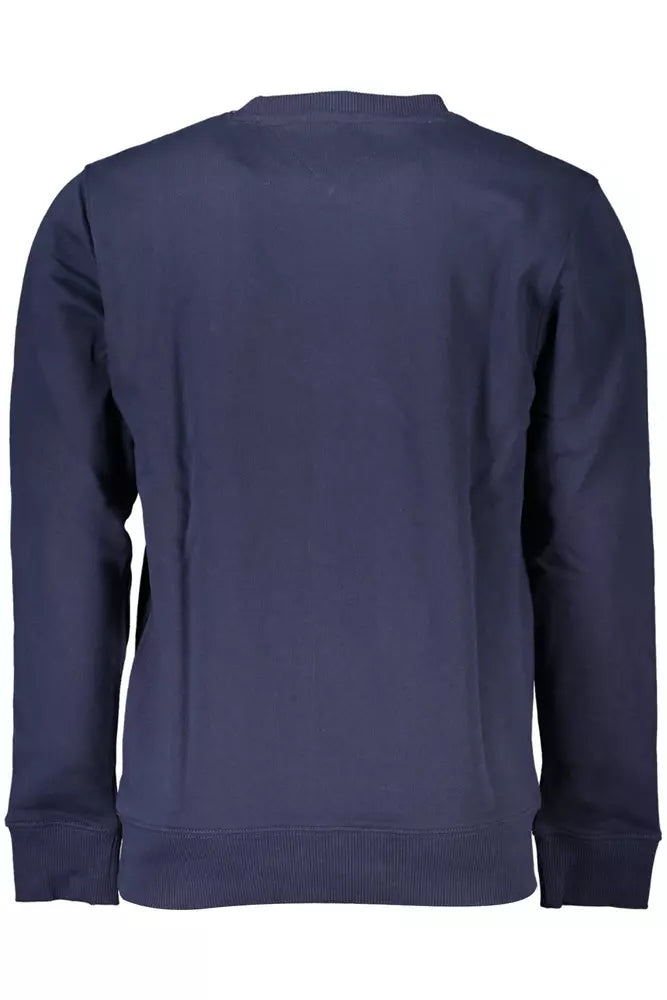 Tommy Hilfiger Blue Cotton Men Sweater - Ora And Co.