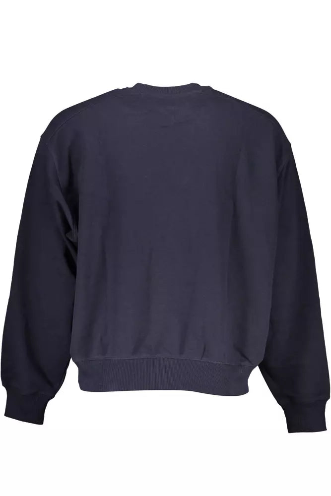 Tommy Hilfiger Blue Cotton Men Sweater - Ora And Co.