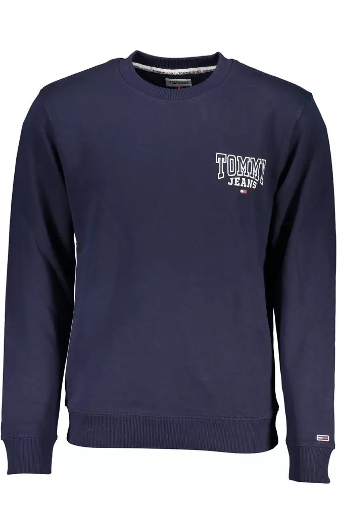 Tommy Hilfiger Blue Cotton Men Sweater - Ora And Co.